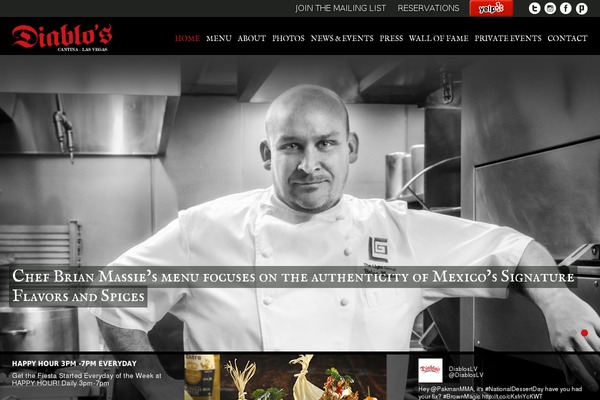 Yellowtail theme site design template sample