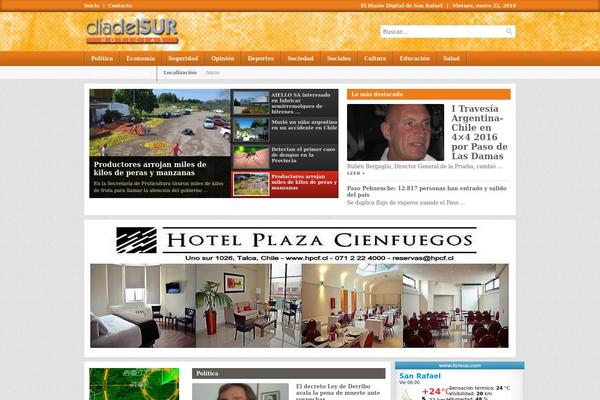 SuperMag theme site design template sample