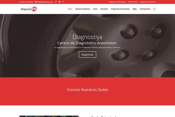 Site using Elementor plugin