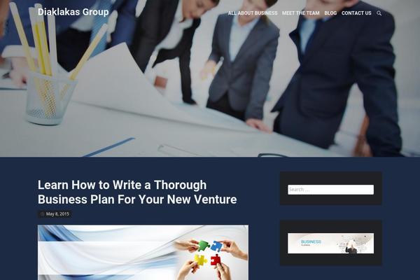 Identity theme site design template sample