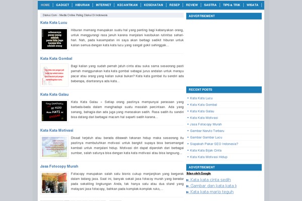 Superfast theme site design template sample
