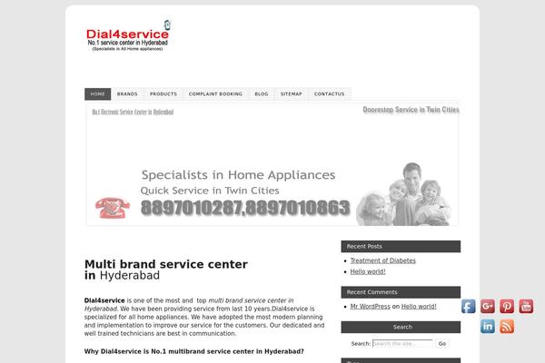 Imprint theme site design template sample