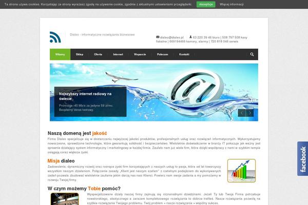 Centum theme site design template sample