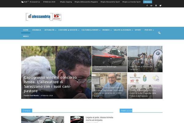 Newsup theme site design template sample
