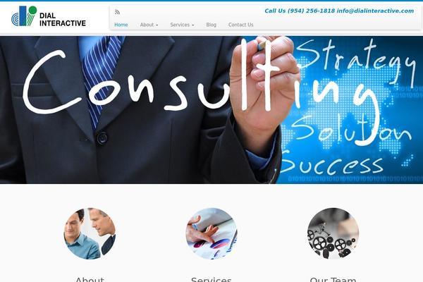 Customizr theme site design template sample