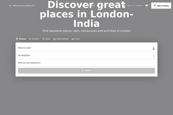 Site using WooCommerce plugin