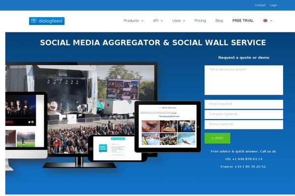 TheFox theme site design template sample