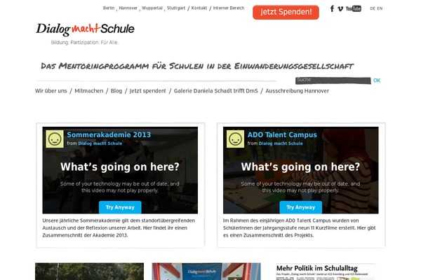 Site using Post-type-archive-mapping plugin