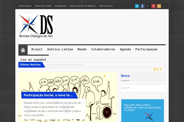 Site using Better-social-counter plugin