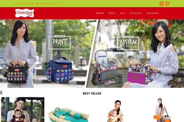 Dialogue theme site design template sample