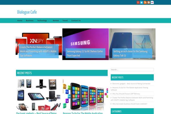 Verge theme site design template sample