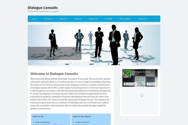 The Box theme site design template sample
