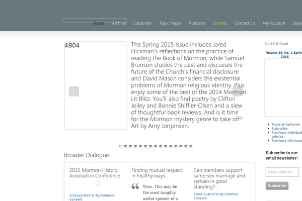 dialoguejournal.com site used Sage-foundation