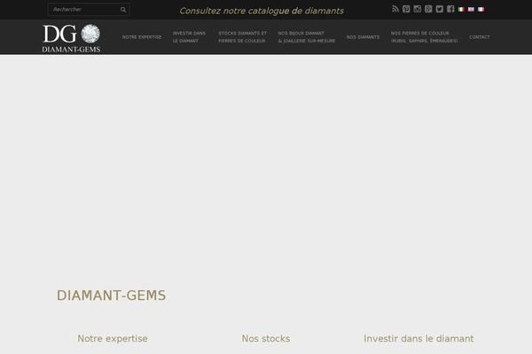 Amber theme site design template sample