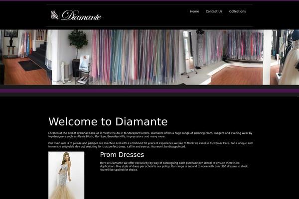 Fashion theme site design template sample