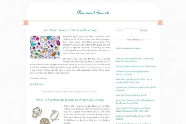 Sugar and Spice theme site design template sample