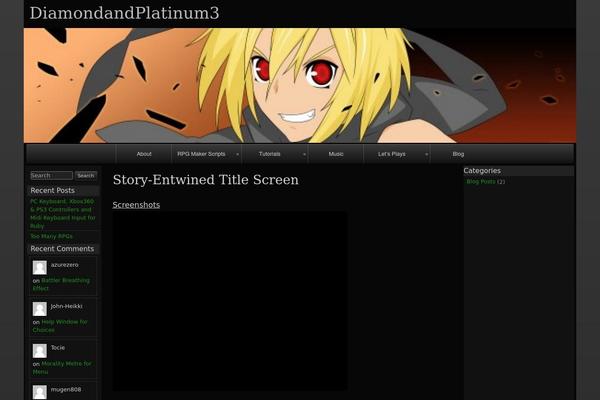 raindrops theme site design template sample