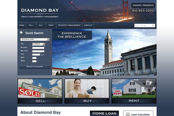 RealEstate theme site design template sample
