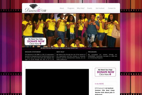 Dw theme site design template sample