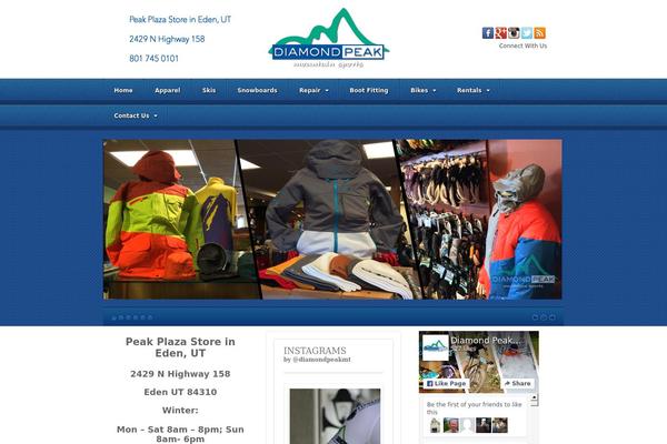 Akita theme site design template sample