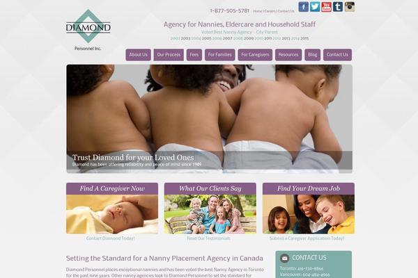 MiCasa theme site design template sample