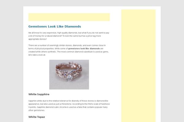 diamondringsdesigns.com site used Twenty