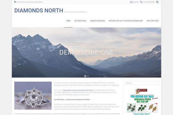 Albar theme site design template sample