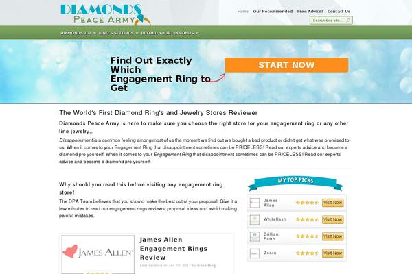 InReview theme site design template sample