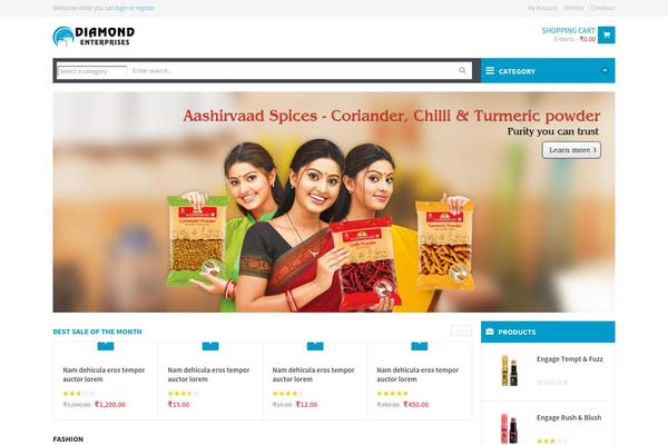 shopping-theme theme websites examples