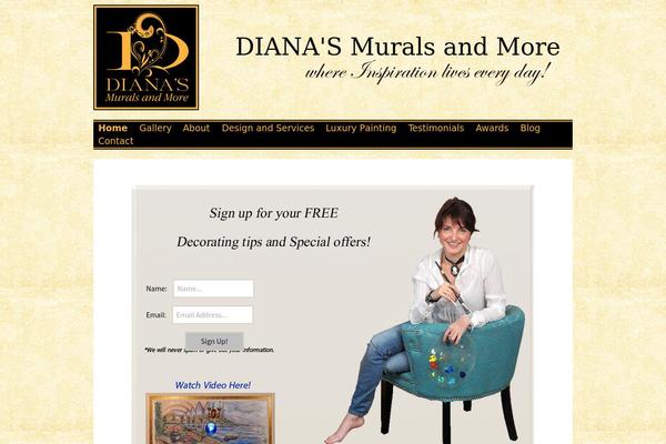 Diana theme site design template sample