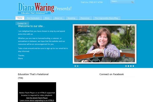 Site using Blog Designer plugin