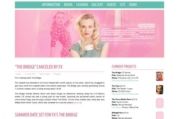 diane-kruger.com site used Blueskies