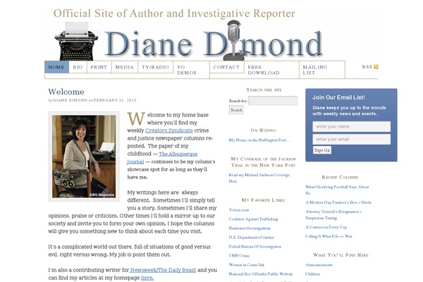 Thesis 1.8.5 theme site design template sample