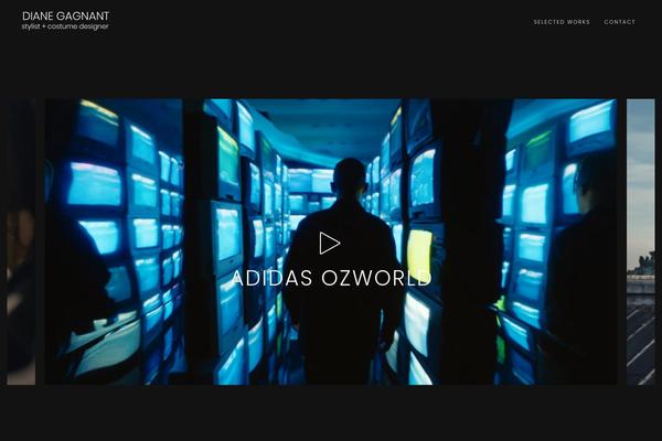 Cinerama theme site design template sample