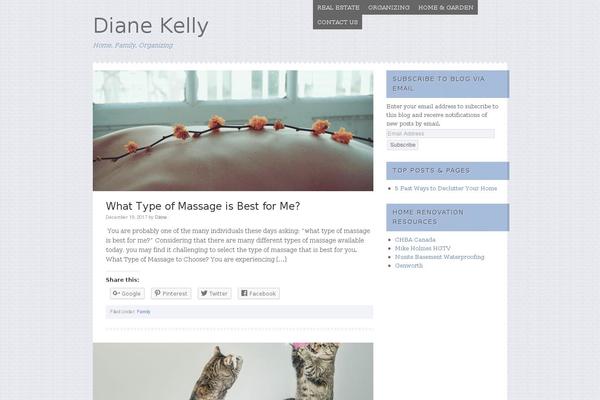 Fabric theme site design template sample