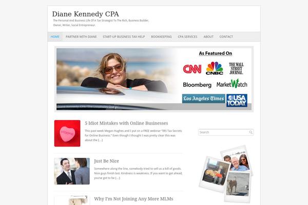 Fresh & Clean theme site design template sample