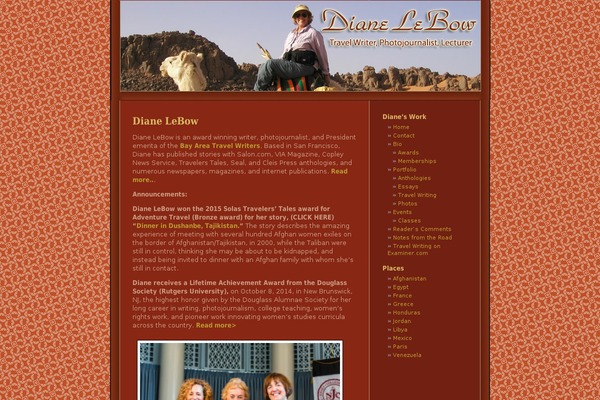 dianelebow.com site used Chinared