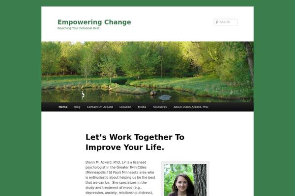 Twenty Eleven theme site design template sample