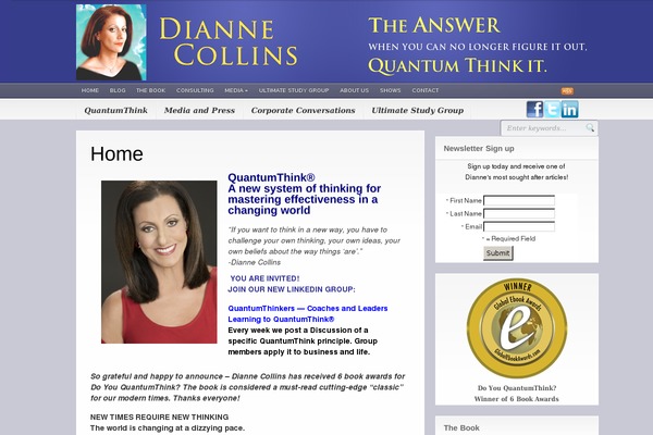 Headlines theme site design template sample