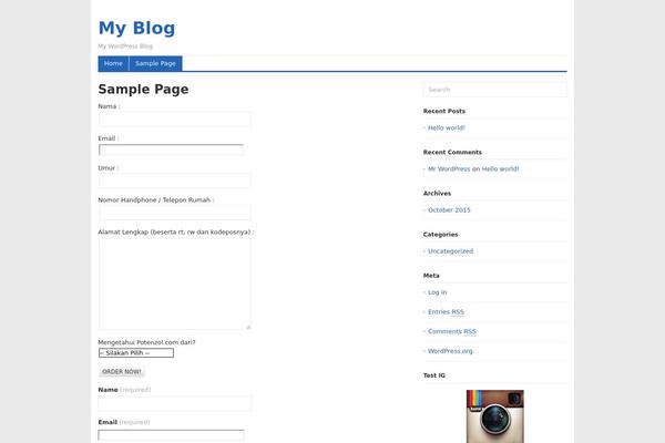 Freshlife theme site design template sample