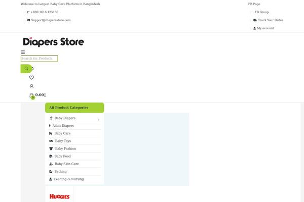 Electro-child theme site design template sample