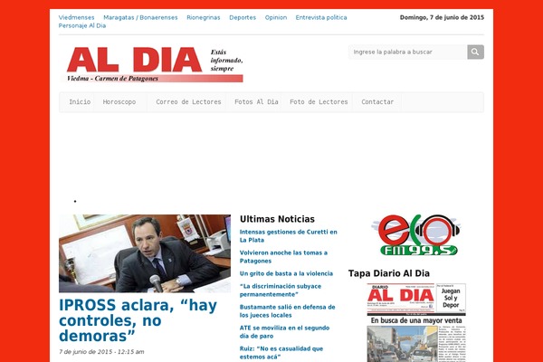 diarioaldia.com.ar site used Wpherald