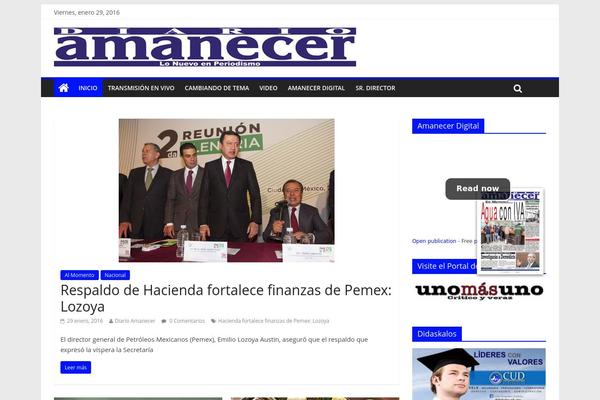 MagazineBook theme site design template sample