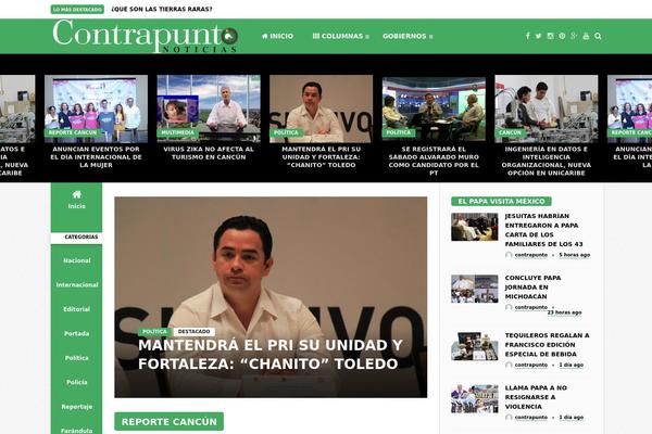 diariocontrapunto.com site used Video-wp