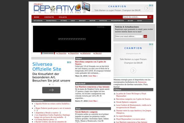 Revolution Sports theme site design template sample