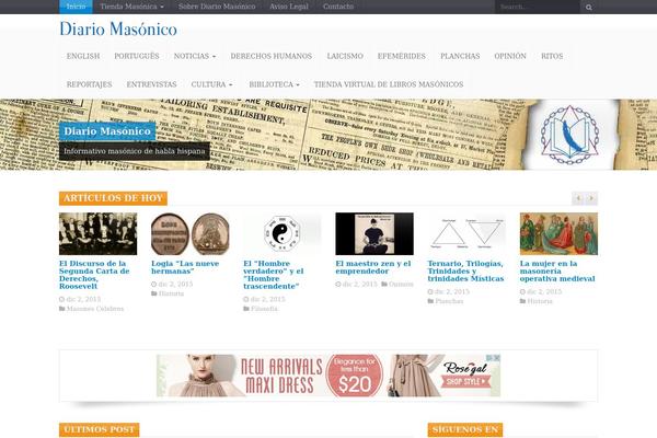 Warta theme site design template sample