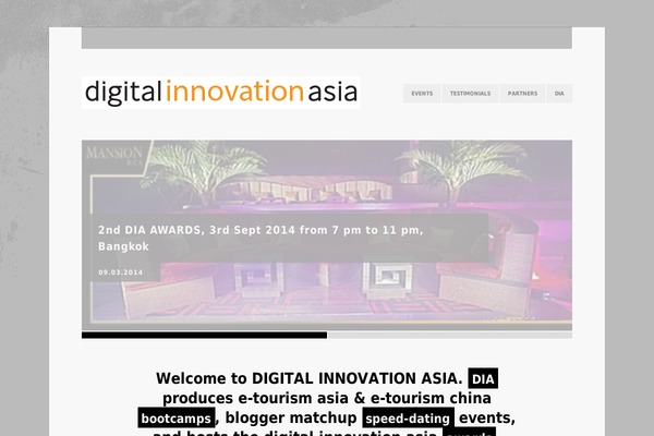 diasiaevents.com site used Eventure