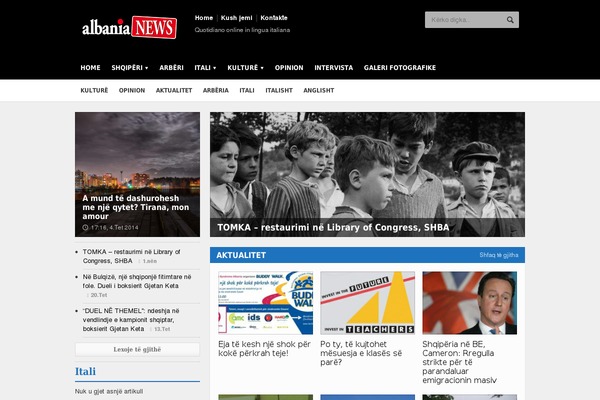 Allegro theme site design template sample