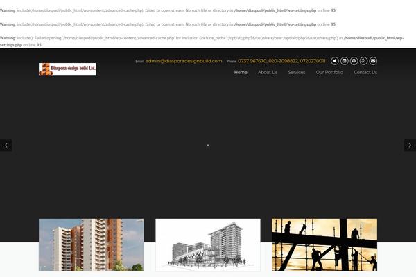 diasporadesignbuild.com site used Construction