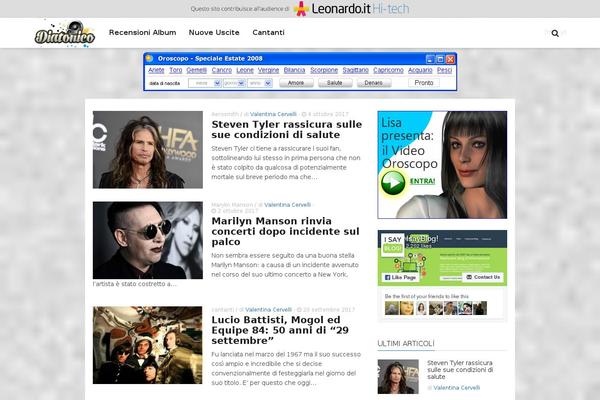 Admag theme site design template sample